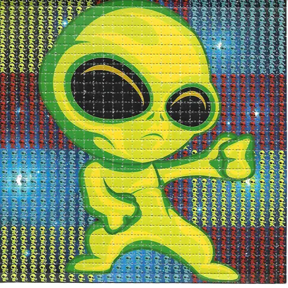 LSD-25 Blotter Tabs - Party Alien