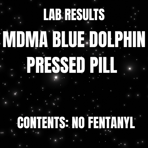 MDMA Blue Dolphin Pressed Pill - Image 2