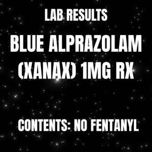 Blue Alprazolam (Xanax) 1mg RxLAB RESULTS