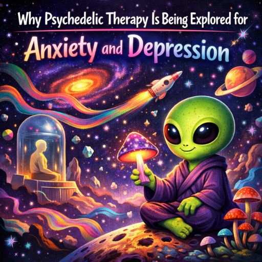 🧠🌿 Why Psychedelic Therapy Is Being Explored for Anxiety and Depression 🌿🧠