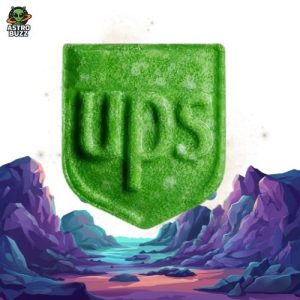 Green UPS Pressed Pill